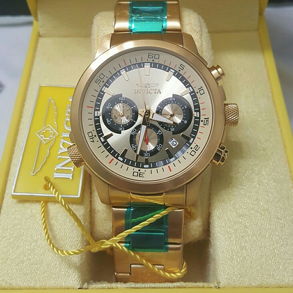 FIRM weekend sale,new Invicta Choro gold watch